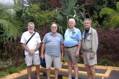 Here are our 4 presidents – Brian, Ken, Don and Howard. Thanks to Dulcie for this photo.