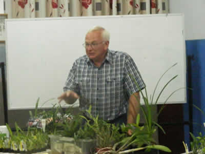 Ray Clements during his talk