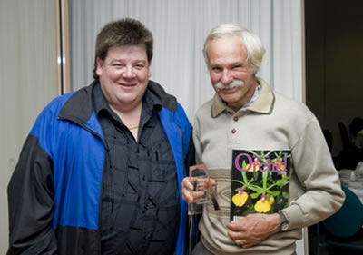 David and Steve with Steve’s award.